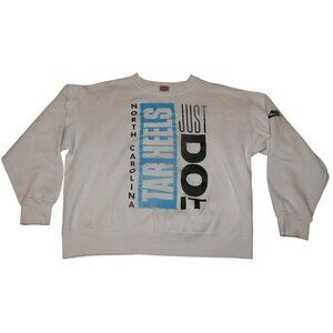 Vintage 90s North Carolina Tar Heels Nike Gray Tag Sweatshirt Large Made in USA